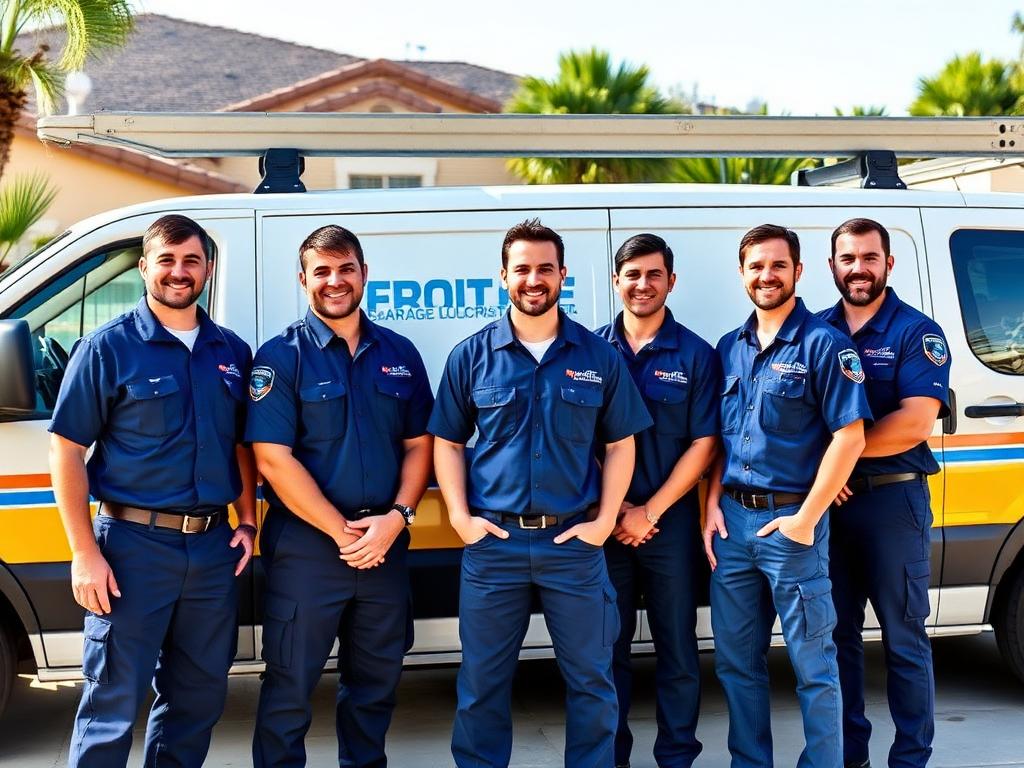 Our professional garage door team in Canyon Lake